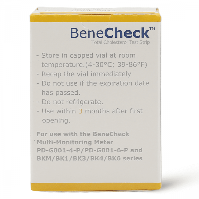 Benecheck, Total Cholesterol Test Strips - 10 Pcs