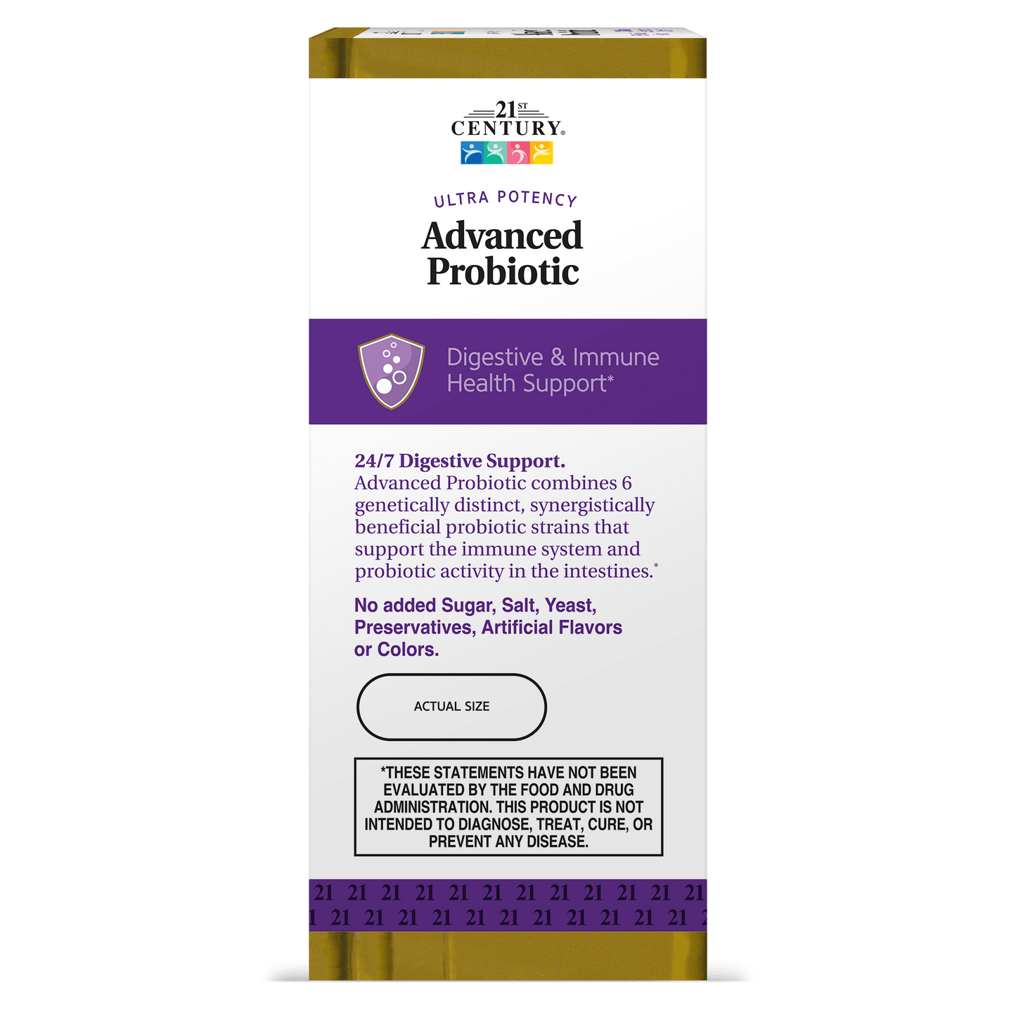 21st Century Ultra Potency Advanced Probiotic – 60 Capsules