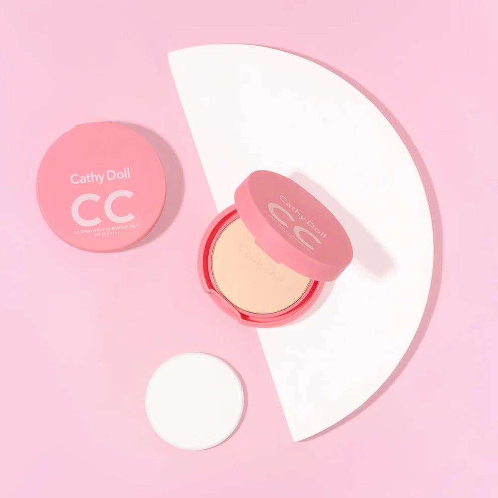 Cathy Doll CC Speed White X3 Powder Pact SPF40 PA+++ #23 Natural Beige 12g