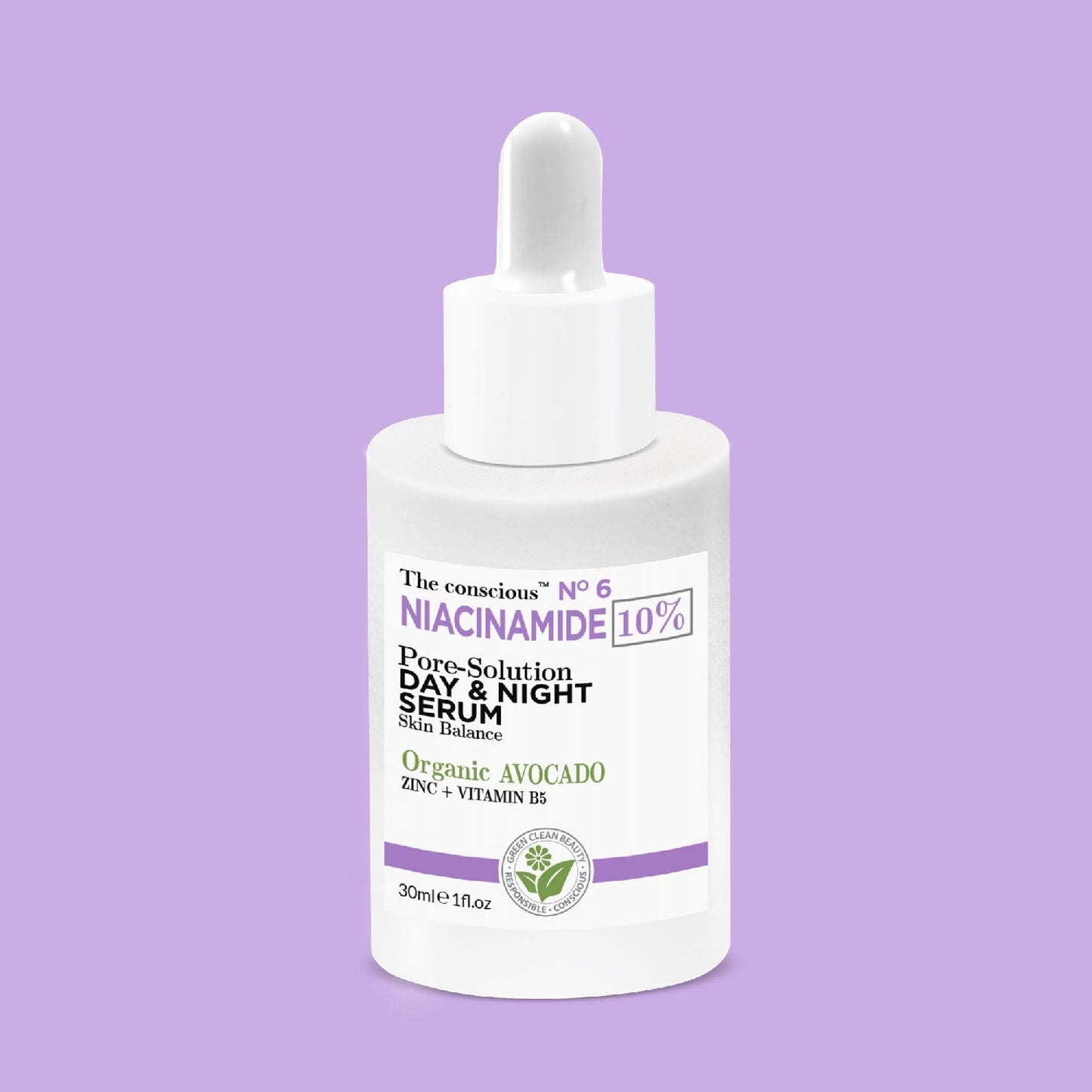 Biovene Barcelona The conscious™ Niacinamide Pore-Solution Day & Night Serum Organic Avocado