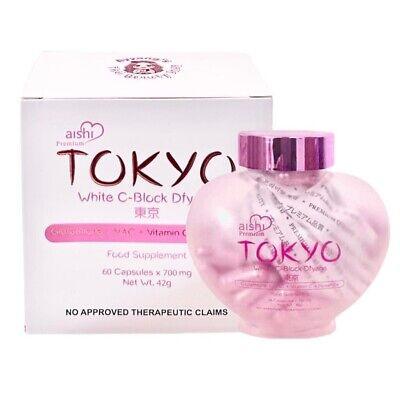 Aishi Premium Tokyo White C-Block Dfyage (Premium 42,000mg Japan Glutathione) with Oral Sunblock - 60 Capsules