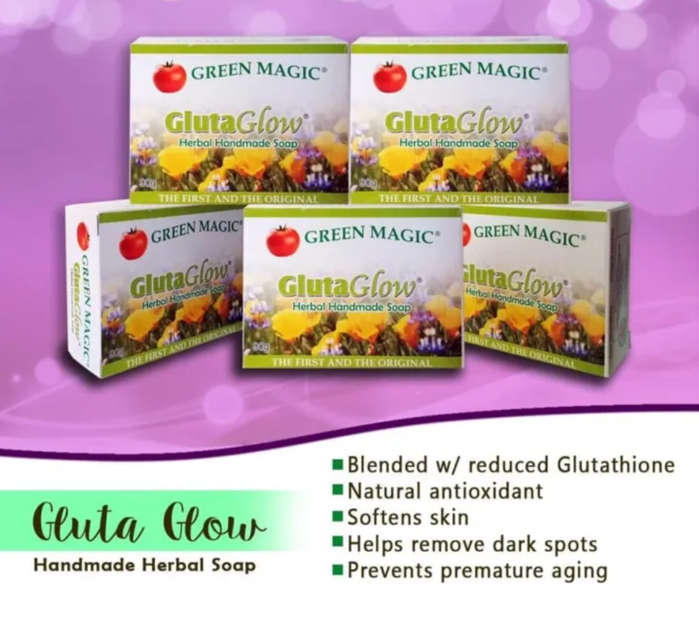 Green Magic Organic Herbal Handmade Soap - GlutaGlow