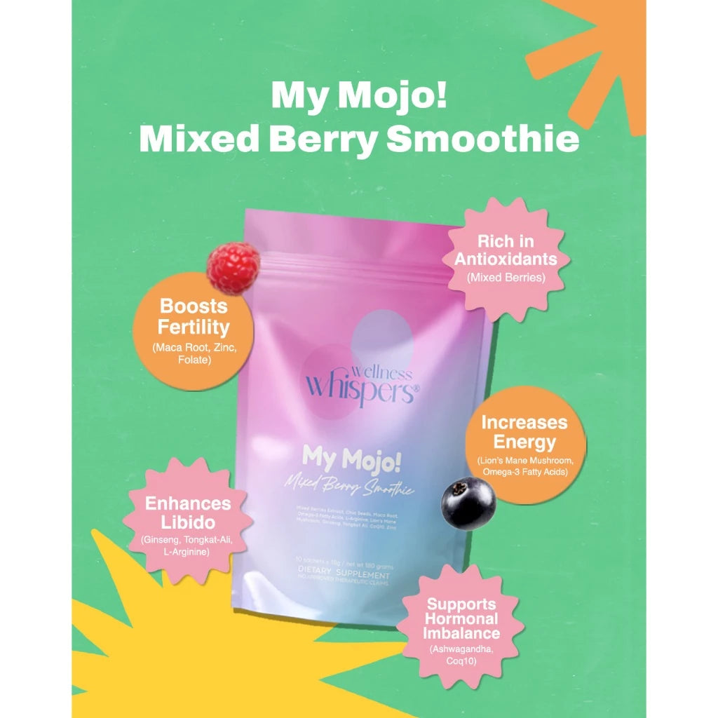 Wellness Whispers – My Mojo! Mixed Berry Smoothie