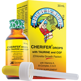 Cherifer Drops with Taurine and CGF, Vitamin A, B-Complex, C and D 15ml For Infants to Toddlers (0-2 years old)