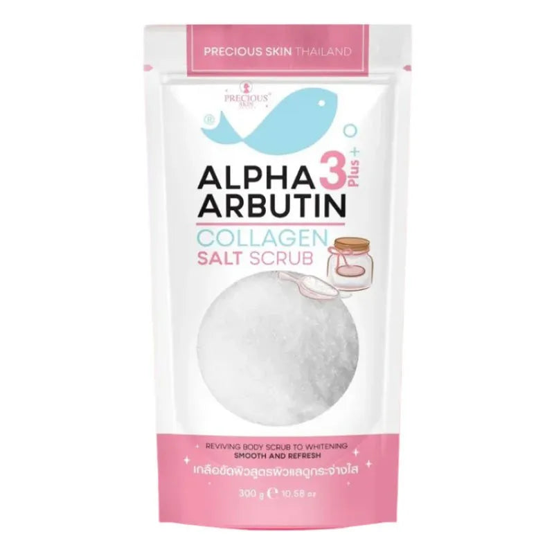 Precious Skin Alpha Arbutin 3+ Collagen Salt Scrub – 300 g