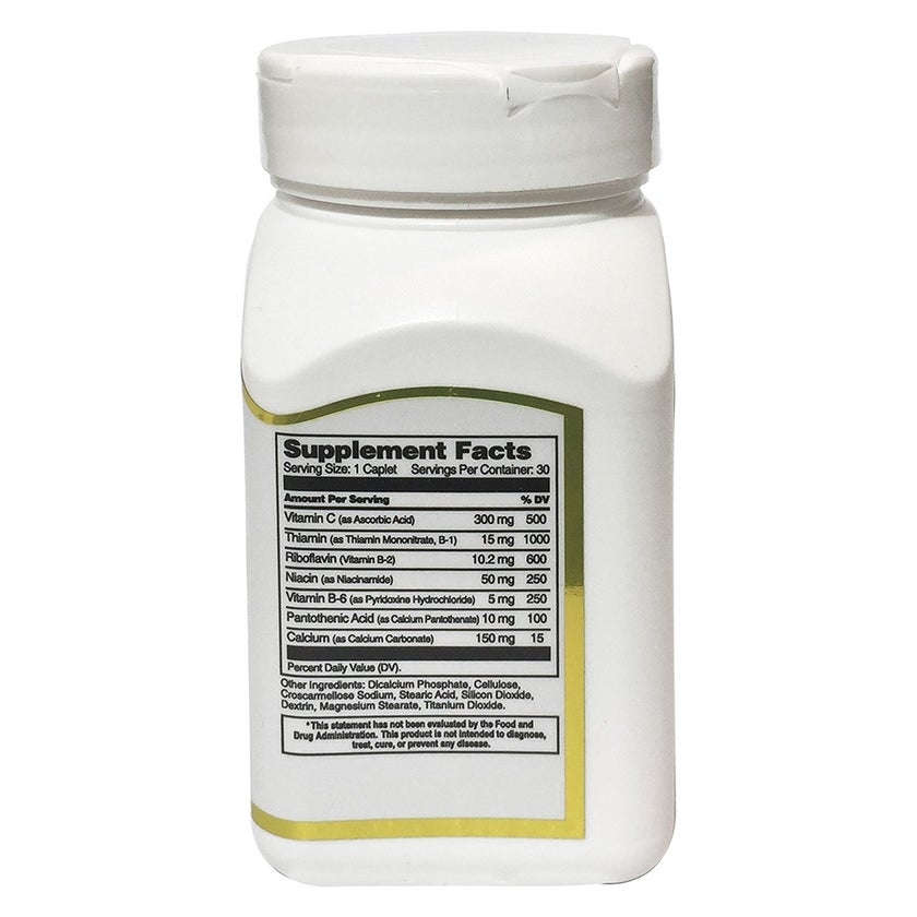 21st Century B Complex With C tablets For Energy & Immune Support, Pack of 30