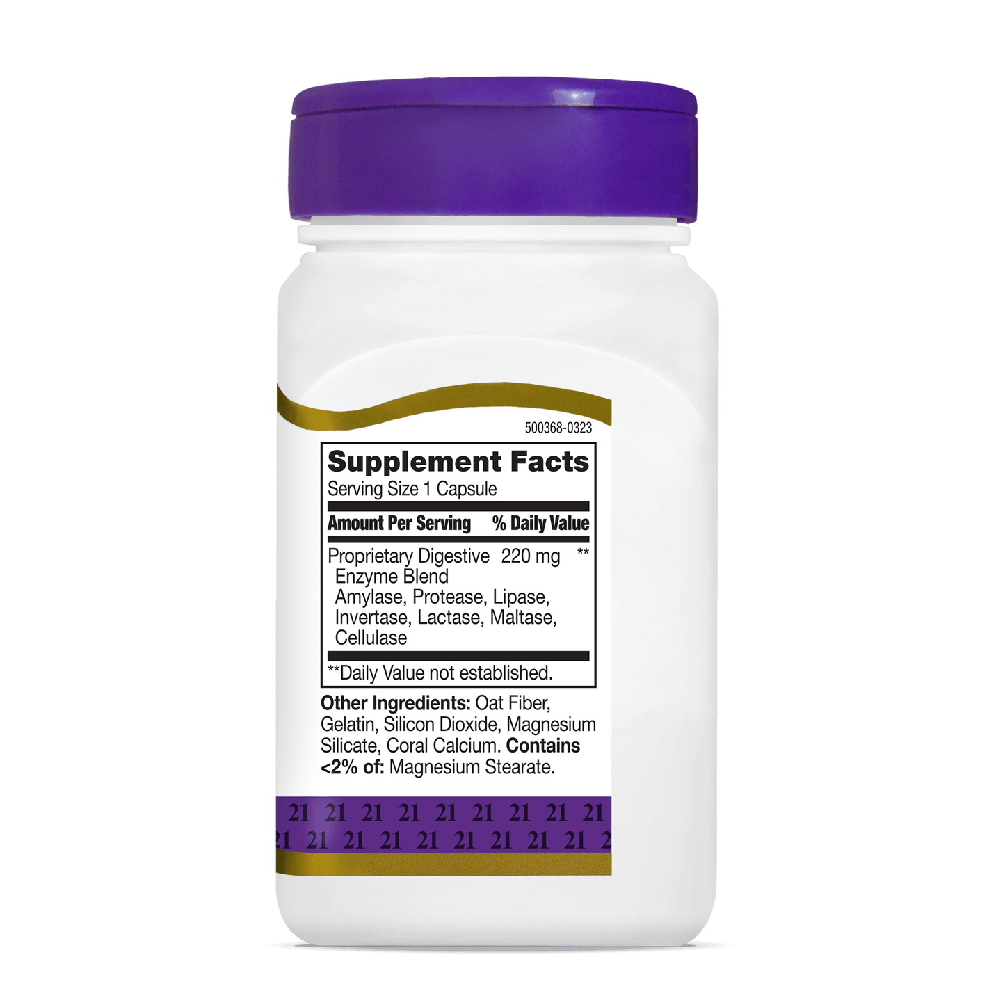 21st Century Digestive Enzymes Capsules, 60 Count