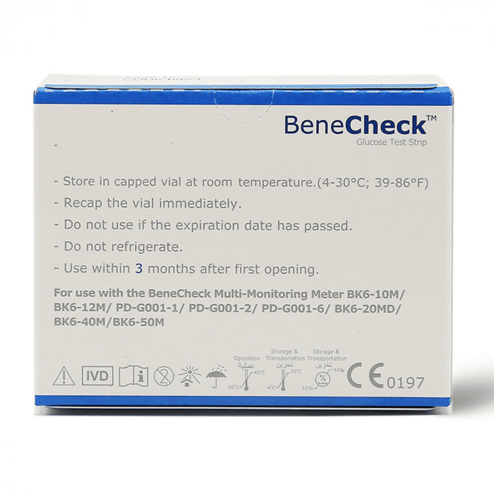 Benecheck, Diabetic Test Strips - 50 Pcs