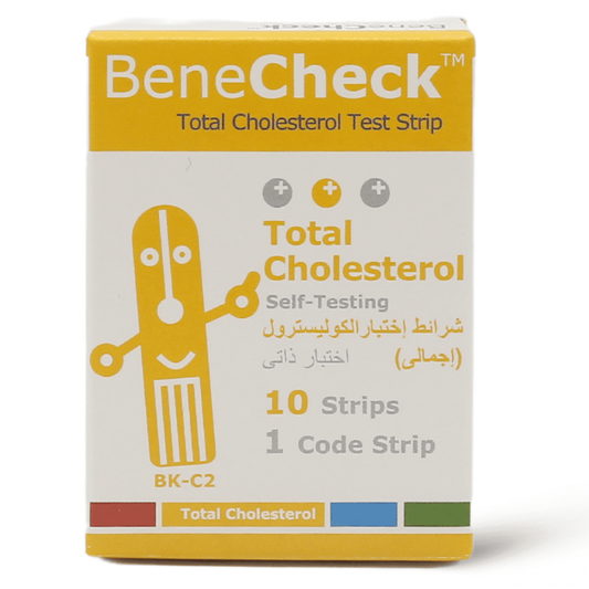 Benecheck, Total Cholesterol Test Strips - 10 Pcs