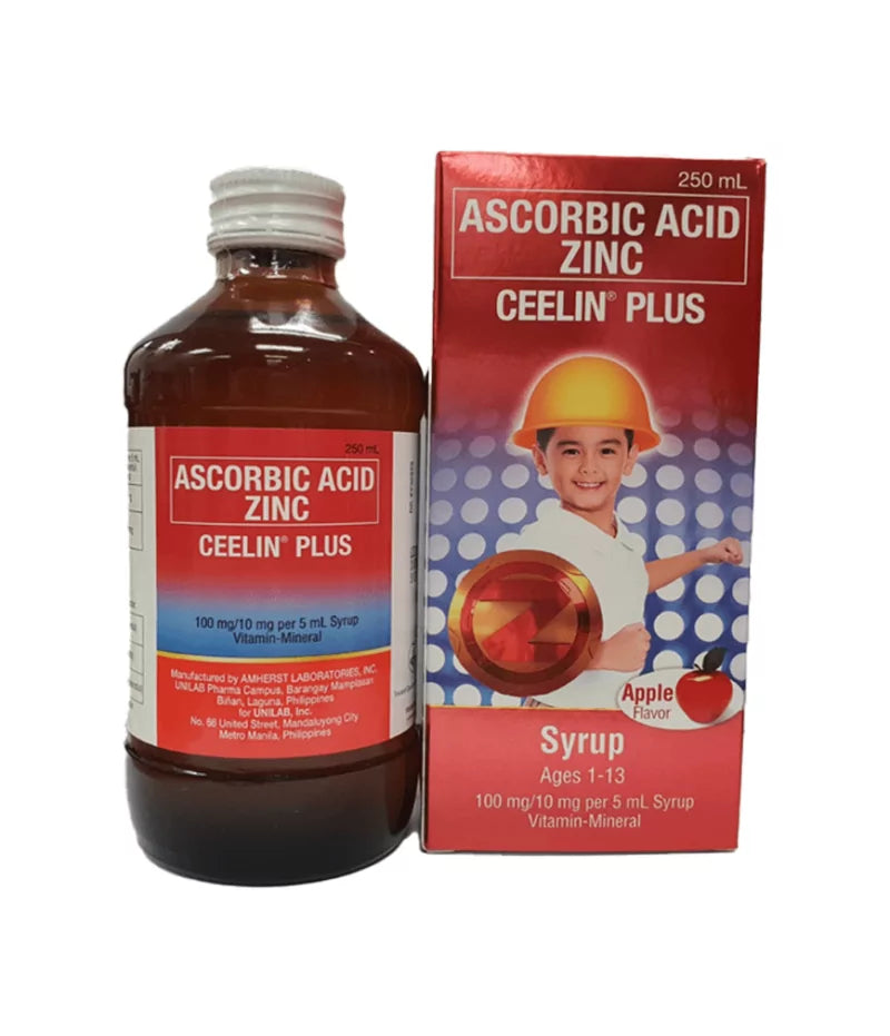 CEELIN Plus Ascorbic Acid + Zinc Syrup 250ML