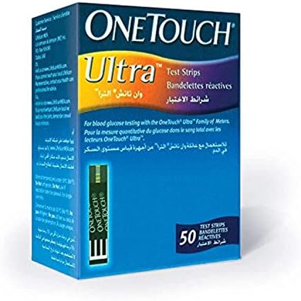 One Touch Ultra Test Strips (Pack of 50 Strips)