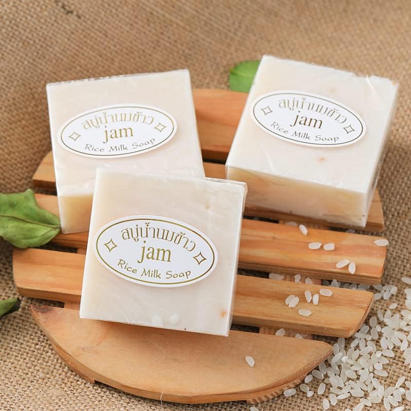 Jam Rice Milk Gluta and Collagen Soap – 100g