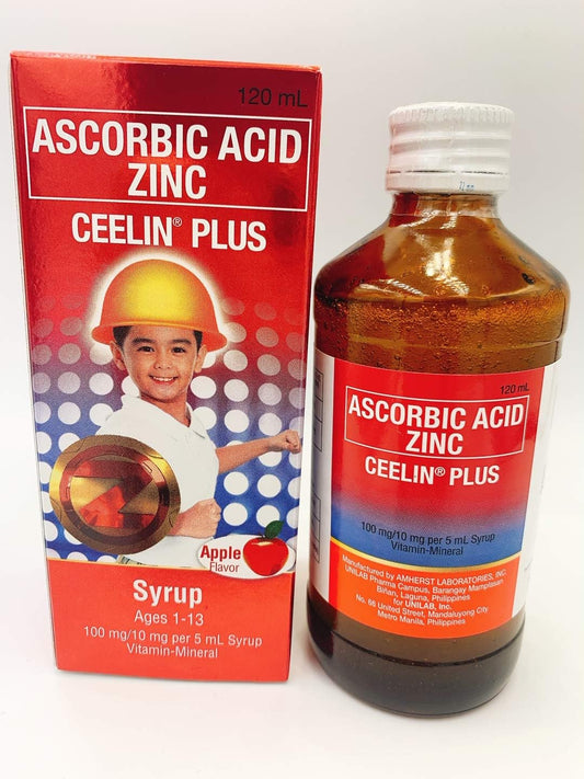 CEELIN Plus Ascorbic Acid + Zinc Syrup 120ml