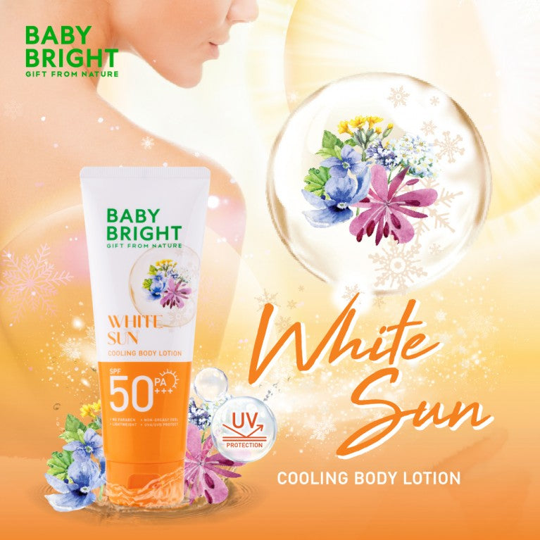 Joji Secret Young – BABY BRIGHT White Sun Cooling Body Lotion SPF50 PA+++ (160 ml)