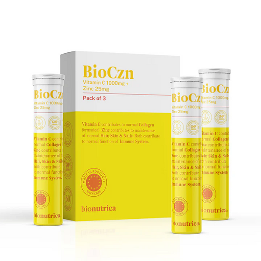 Bionutrica BioCzn Essential | 60 Tablets | 1000mg of Vitamin C & 25mg of Zinc