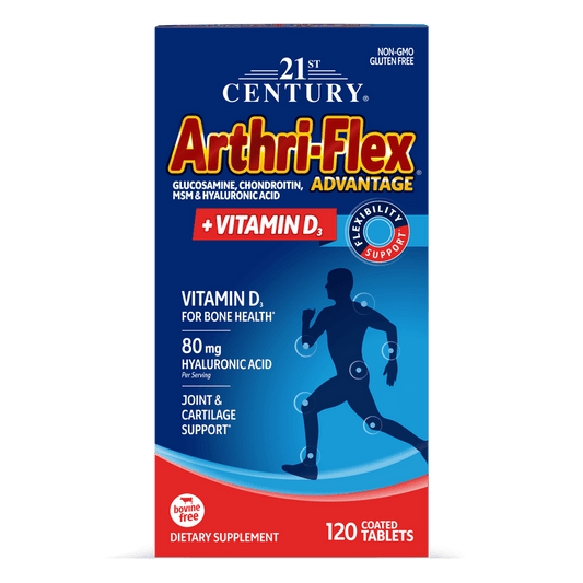 21st Century Arthri-Flex Advantage Plus Vitamin D3 120 Tablets | Joint & Bone Support UAE