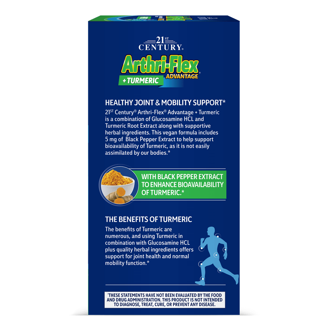 21st Century Arthri-Flex Advantage Plus Turmeric 90 Vegetarian Capsules | Joint Support UAE