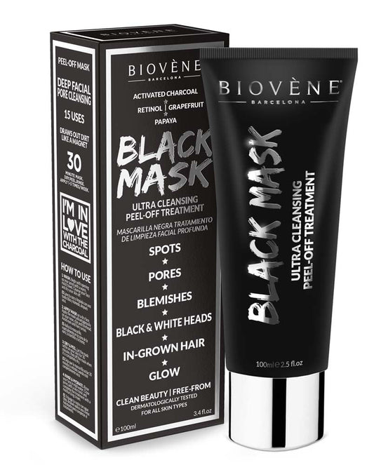 BIOVÈNE BARCELONA BLACK MASK Ultra Cleansing Peel-Off Treatment