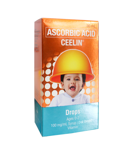 CEELIN Ascorbic Acid Orange Flavor Drops 100mg/ml 30ml