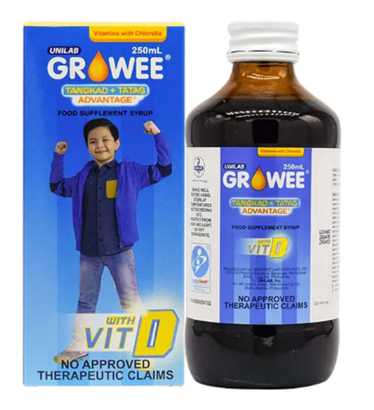 GROWEE Vitamins With Chlorella Growth Factor Syrup 120mL