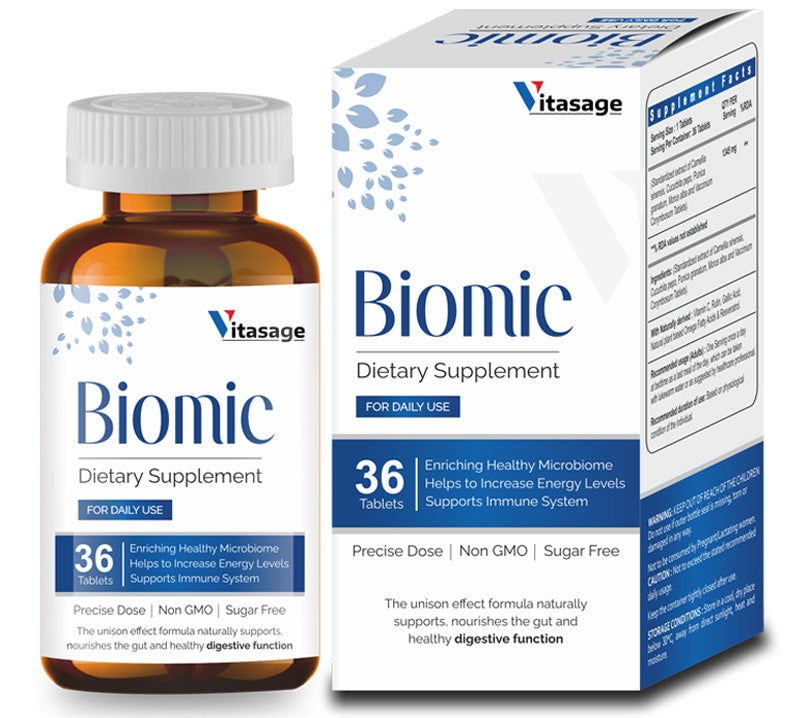 Vitasage Biomic - GUT Health Nourisher 36 Tablets | For Daily Use