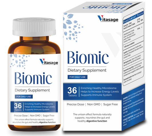 Vitasage Biomic - GUT Health Nourisher 36 Tablets | For Daily Use