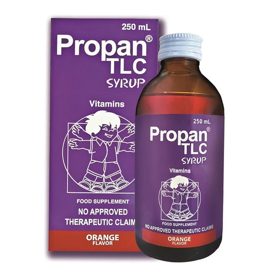 Propan TLC Syrup 250mL Vitamins - Orange Flavor