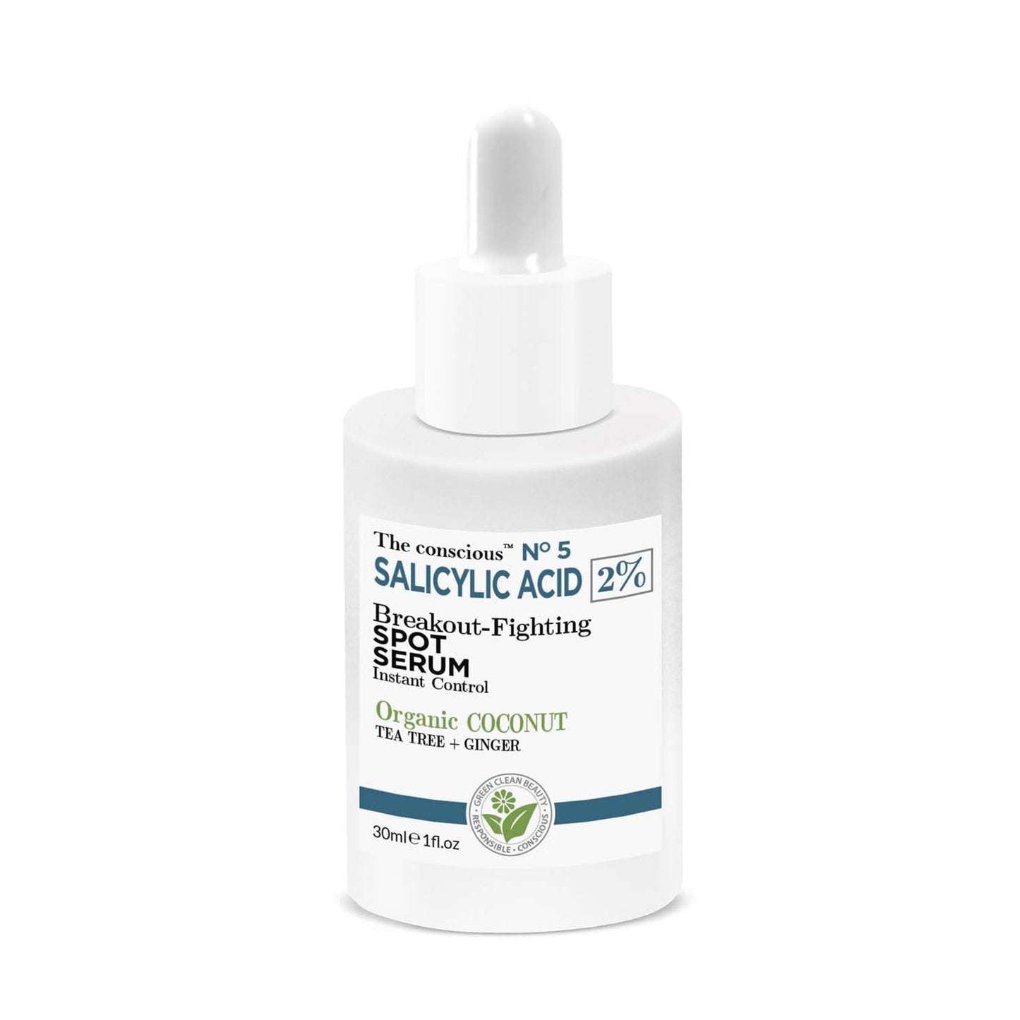 Biovene Barcelona The conscious™ Salicylic Acid Breakout-Fighting Spot Serum Organic Coconut