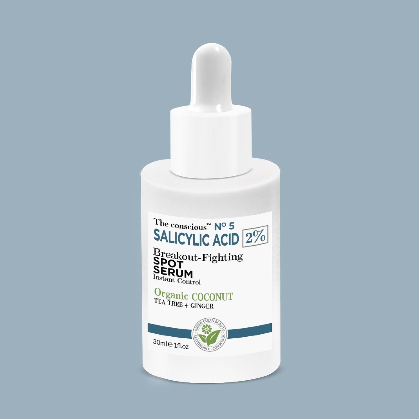 Biovene Barcelona The conscious™ Salicylic Acid Breakout-Fighting Spot Serum Organic Coconut