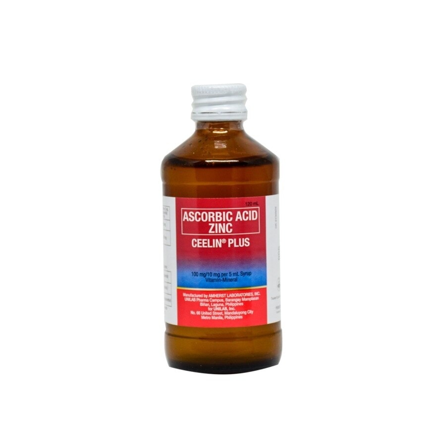 CEELIN Plus Ascorbic Acid + Zinc Syrup 120ml