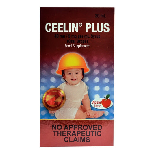 CEELIN Plus Ascorbic Acid Zinc 40 mg/5 mg/mL Oral Drops 30 mL