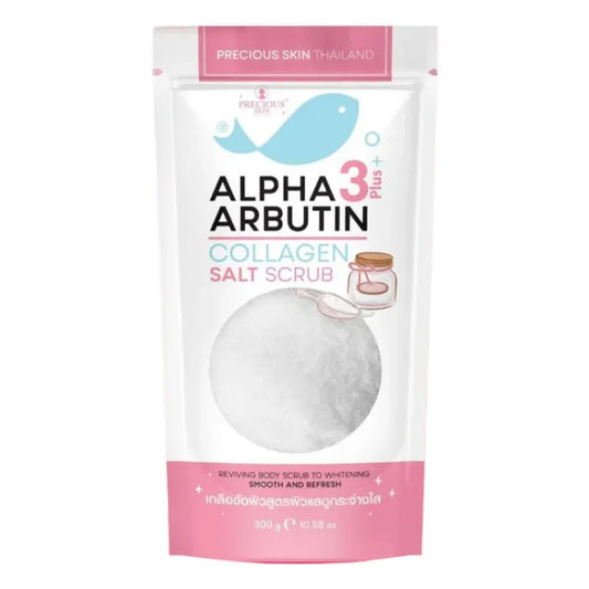 Precious Skin Alpha Arbutin 3+ Collagen Salt Scrub – 300 g